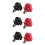 6 Pcs 200A All-Copper Lithium Battery Post High-Current Copper Terminal Battery Connector  Storage Terminal(B) 1