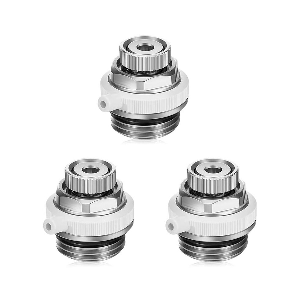 3X Fully Automatic Air Vent Auto Cut-Off Self Bleeding Radiator Valve 1/2Inch For Heating Systems 4713633491546