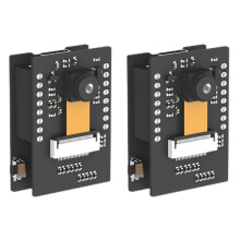 2X Modulo Telecamera Wi-Fi ESP32-S3 Modulo AI Vision Supporta Trasmissione Video Wi-Fi Kit Riconoscimento Facciale e Colore A Doppia Modalità