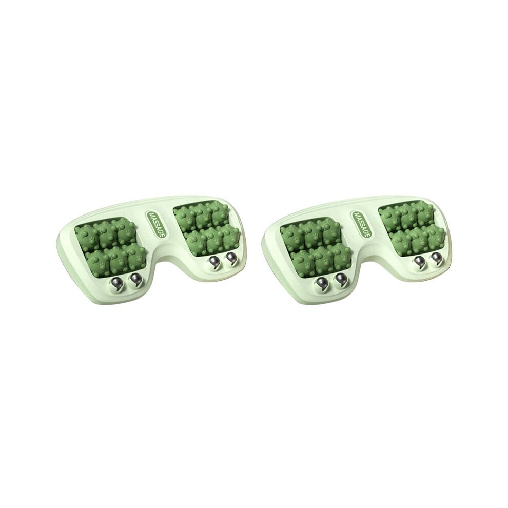 2X Foot Massage Roller Feet Reflexology Therapy Body Stiffness Yoga Fitness Training Muscle Relaxation Massager Green