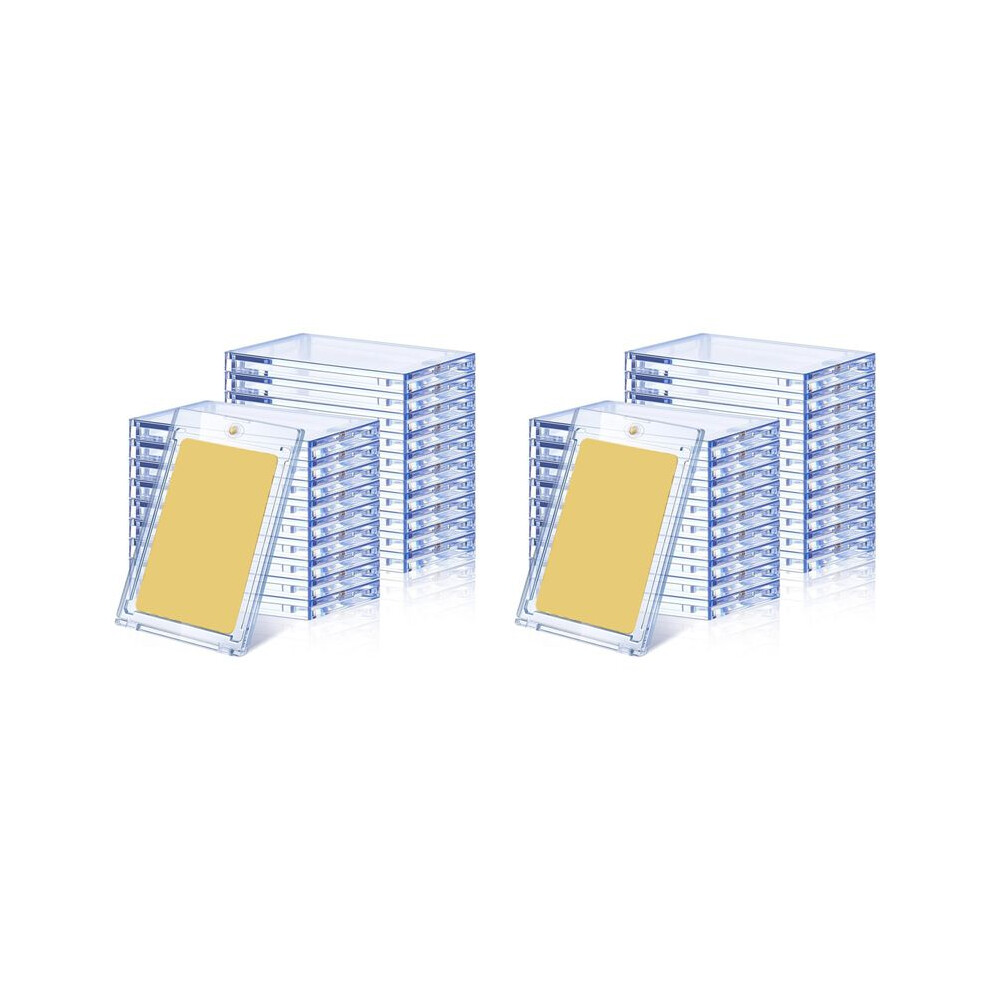 40Pcs 130 Pt Acrylic Magnetic Card Holders 2.5X3.54 Inch One Touch Card Holder For Sports Baseball Trading Card Storing 6033276614156
