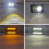 4x Motorcycle Rectangular 4X6 Inch LED Headlight Projector High Low  Sealed for  DRZ  XR250 XR400 XR650 8