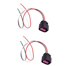 2X Flex Fuel Pressure Sensor Connector 13577394 PT-E85-2 for E85 Fuel Sensor Connector Fuel Sensor Plug Wire Harness