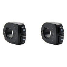 2X ModifieringstillbehöR för Litiumbatteri för Cykel 2-I-1 DK21-1S Mountainbike Scooter Horn StråLkastare StråLkastare