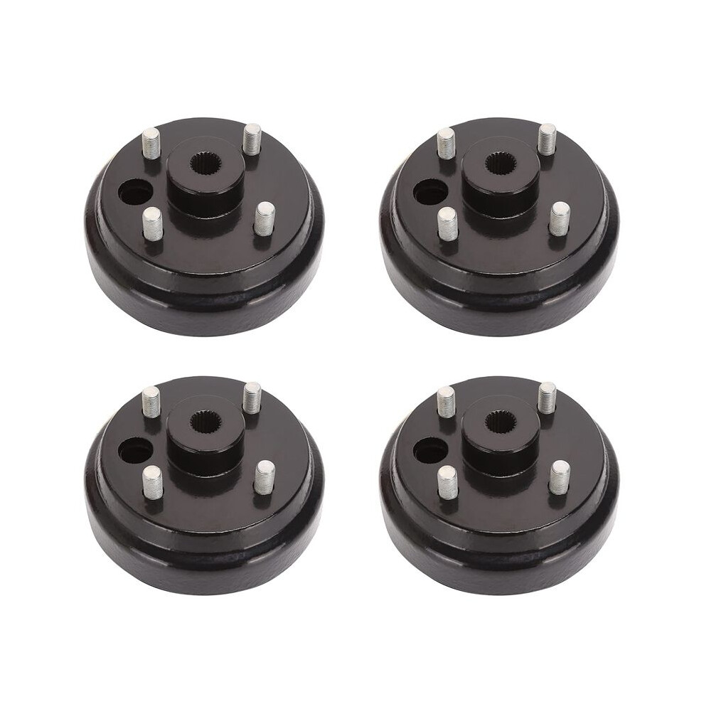 4X Cart Brake Drum Hub Assembly For 1982- Ezgo Txt Pds Electric Cart (Not Fit Gas Models) 19186G1 19186G1p 4713206278383