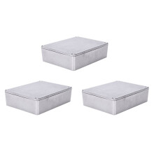 3 Pc Pédale D'Effets Guitare en Aluminium Boîte à Pédale Boîtier pour Kit de Pédale de Guitare DIY 1590BB