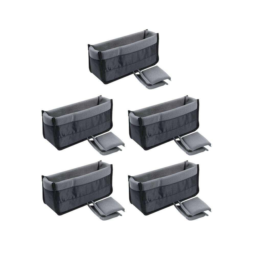 5X Shockproof Dslr Slr Camera Insert Organizer Case Partition Divider Protection Case(+Grey) Black/Grey 4711184296290