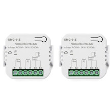 2X Tuya Zigbee Controller Intelligente per Porta del Garage App di Controllo Remoto Universale per Porta del Garage Controllo Vocale Della
