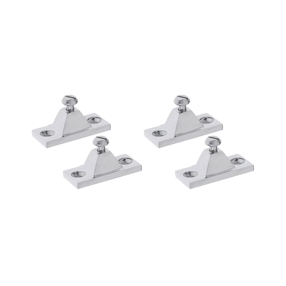 4 Pieces Marine Deck Hinge Boat Bimini Top Fitting Hardware 6032168694009