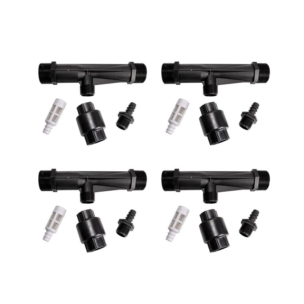 4Pcs 2 Inch Venturi Fertilization System Male Thread Irrigation Venturi Automatic Fertilizer Injector Fertilizer Syringe 4712909477062