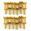 12 Roller Bridge Pull String Code Sela de Guitarra EléTrica para Stratocaster Telecaster AcessóRios de Guitarra EléTrica Ouro 1