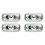 4x  Side  Light Housing Cap Clear Lens for  A4 B6 B7 A6 8E0949127 1