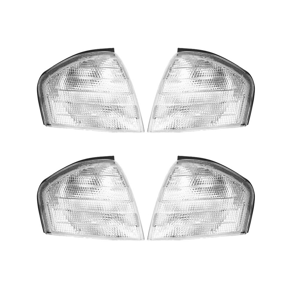 4X For C Class W202 1994-2000 Pair Corner Lights Turn Signal Lamps 2028261143 2028261243 4714017365743