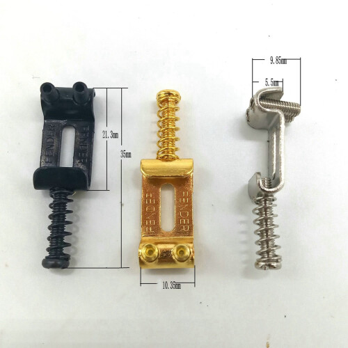 12 Roller Bridge Pull String Code Sela de Guitarra EléTrica para Stratocaster Telecaster AcessóRios de Guitarra EléTrica Ouro 1