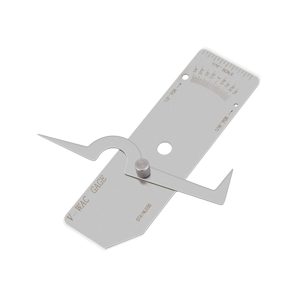 2X V-Wac Single Weld Gage Welding Inspection Thread Gauge Inch Checks Undercut Crown Height Porosity Pits 4711062036161