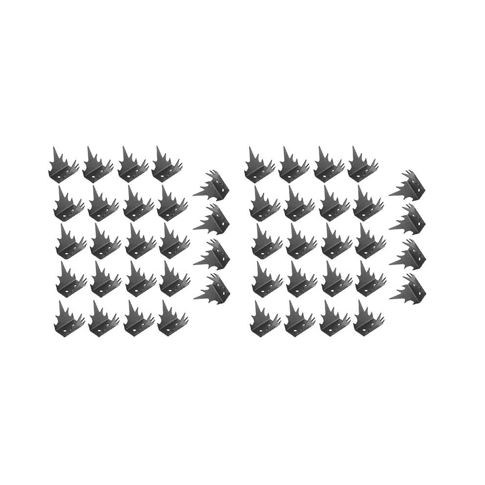 48X Fence Wall Spikes Security Fence Spikes Anti-Intrusion Fence Wall Spikes Anti-Climb Fence Deterrent Device 4711270975023