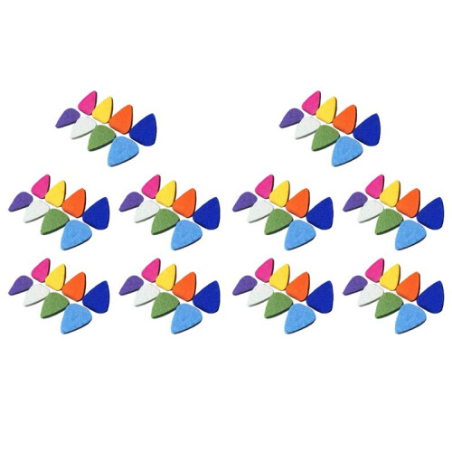 Ukulele Picks  Picks / Plectrums per Ukulele e Chitarra, 80 Pezzi Guitar Picks, Multi-Color