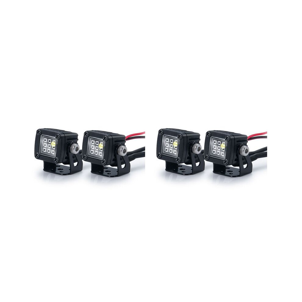 4X Led S Bright Headlights Spot For 1/10 Trx4 Axial Scx10 90046 Wraith Rr10 Vs4-10 Redcat Gen8,B Light 6032823082080