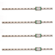 4 Stück 9 mm LinearfüHrung Miniaturschiene MGN9 400 mm Linearschiene und 4 Stück MGN9H Miniaturschienenschieber