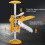 4Pcs Tile Leveling System Leveler Wall Tile Paving Locator Tool Clip Floor Installation Tile Alignment Tools 3