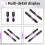 Magnetic Drill Bits D1 Anti-Slip and Shock-Proof Bits with Phillips Screwdriver Bits Magnetic Screwdriver Set (6Set) 8