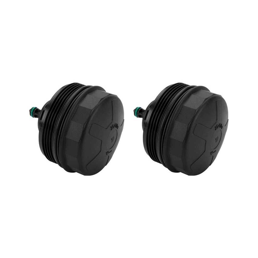 2X Oil Filter Housing Cap Cover Assembly For X6 X5 328I 528I X3 N52 N54/N55 11427525334 4713633451557
