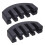2X Rubber Mute Silencer 4/4 Violin Fiddle Slight Practice Black 1