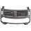 2X Front Central Air Conditioning Mitt AC Vent Outlet Panel Cover för   E-Class W211 2003-2008(Mörkgrå) 5