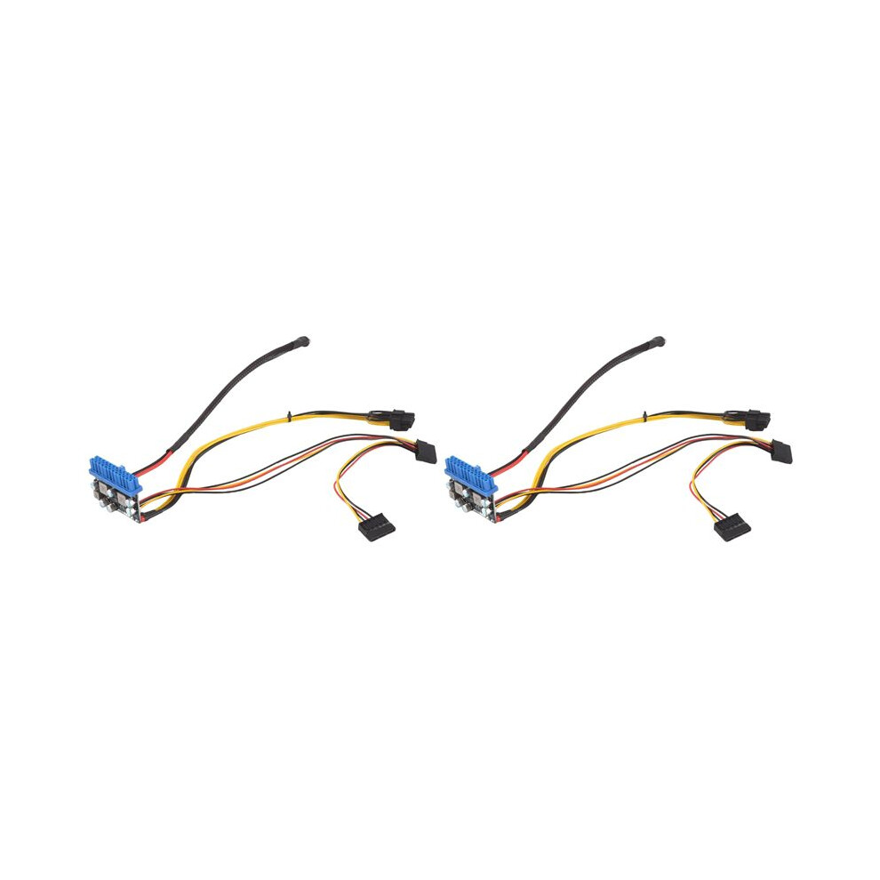 2X 12V 300W 24Pin Atx Motherboard Connector Itx Power Supply To Atx Psu Module For Pc Computer Gamer 4713743445569