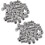 100Pcs M3X3mm Stainless Steel Hex Socket Set Cap Point Grub Screws Silver 1