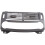2X Front Central Air Conditioning Mitt AC Vent Outlet Panel Cover för   E-Class W211 2003-2008(Mörkgrå) 2