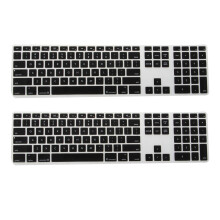 2X Silicone DüNne Tastatur Skin Cover Protector mit Ziffernblock für Schwarz