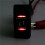 2X 12V 20A Winch in Winch Out EIN-AUS-EIN Wippschalter 7-Polige LED Rot 4