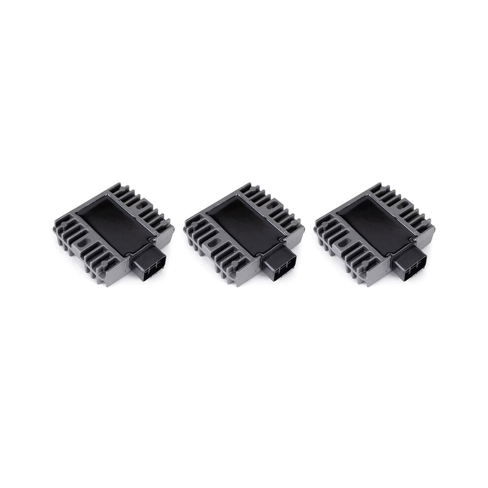 3X Regulator Rectifier For Krf 750 Teryx 4X4 2008-2013 6D3-81960-00-00 Sh678a-12 5Vx-8196-00-00 Black 6033897248181