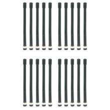 20X Vervangende Antenne Lange Afstand Handheld BNC VHF 136-174Mhz Antenne Walkie Talkie  Rubberen Antenne