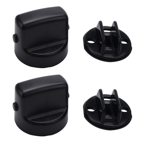 2X Ignition Start  Knob Cap & Insert for  Keyless Lancer Outlander 4408A167 4408A031