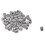 100Pcs M3X3mm Stainless Steel Hex Socket Set Cap Point Grub Screws Silver 2