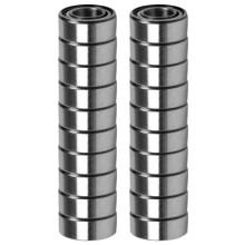 20Pcs Miniature Sealed Metal Shielded Metric Radial Bearing Model: MR105 ZZ 5X10X4MM