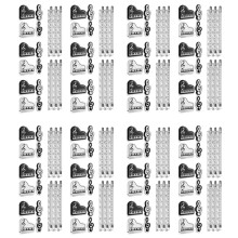 Musikpennor Musiknoter Penna med Suddgummi med Musiktema Träpennor Bulk Keyboard Roliga Pennor Suddgummi Present (192 St)