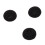 Fasdga 200 Pcs Black Sponge Earbud Headphone Cap Ear Pads Cover Replacement 5