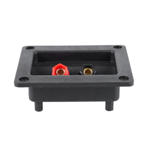 2PCS 90X78mm Square Binding Post Type Speaker Box Terminal Cup Wire Connector Board 1