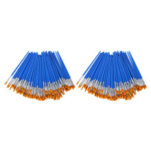 400 Stücke Flache Pinsel Kleine Pinsel Bulk für Detail Malerei Handwerk Aquarell