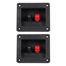 2Pièces 90X78mm Carré Reliure Post Type Haut-Parleur Boîte Terminal Coupe Fil Connecteur Carte