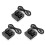 3X Custom  Keyboard 2 Key RGB Macro OSU Keypad Programmable Mechanical Keyboard for Gaming Working, Black Type A 1