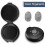 2X Fingerprint Ink Pad No-Wash Quick-Drying Portable Quick-Drying Ink Pad - Black 8