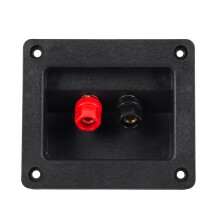2PCS 90X78mm Square Binding Post Type Speaker Box Terminal Cup Wire Connector Board