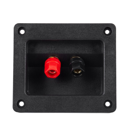 2PCS 90X78mm Square Binding Post Type Speaker Box Terminal Cup Wire Connector Board