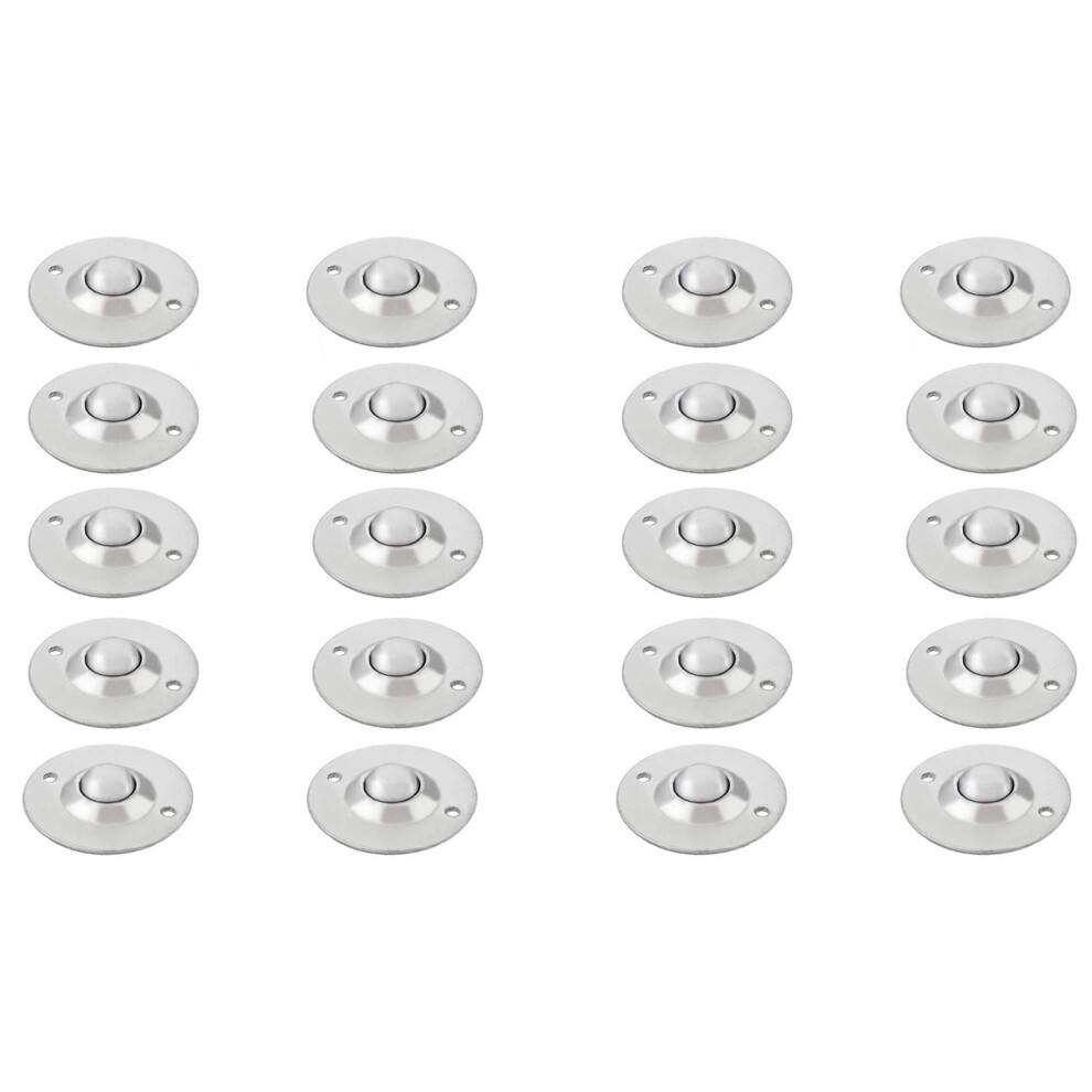 20Pcs Cy-16B 5/8-Inch Bearing Steel Roller Flange Conveyor Transfer Unit 6033976540427