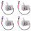 4X Throttle PB-6 Type 0-5K with  3 Wires EV PB-8 for Curtis PB 8 Type  Cart Potentiometer 1