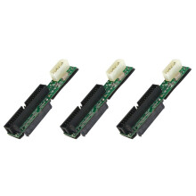 3X Convertitore Adattatore  un IDE 2.5  Femmina un 3.5 Pollici IDE Maschio 40 Pin Porta 1.5 Gbs Supporto ATA 133 100 HDD CD DVD